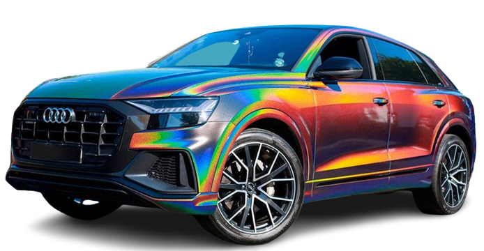 black rainbow vortex car